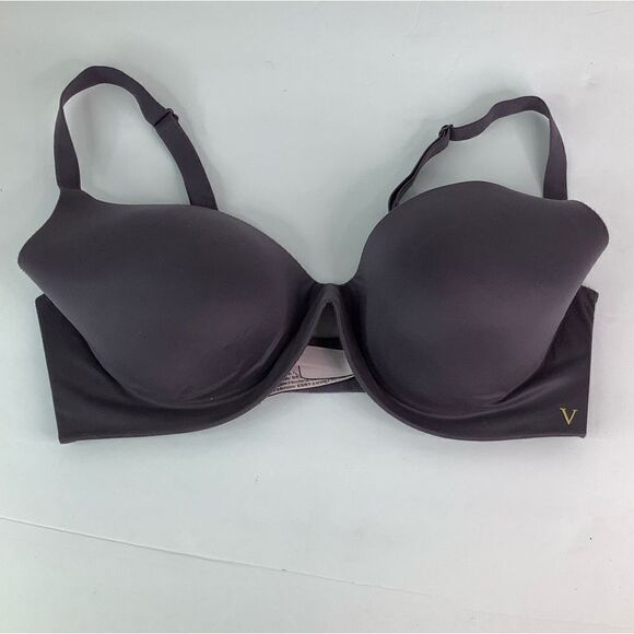 Victoria Secret No Underwire Lined Semi Demi Lavender Purple Soft Bra Sz 36D - Picture 2 of 6